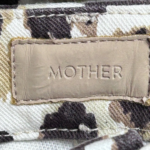 MOTHER Denim High Waisted Looker Ankle Fray Jeans Touch Of The Tiger - Picture 7 of 12